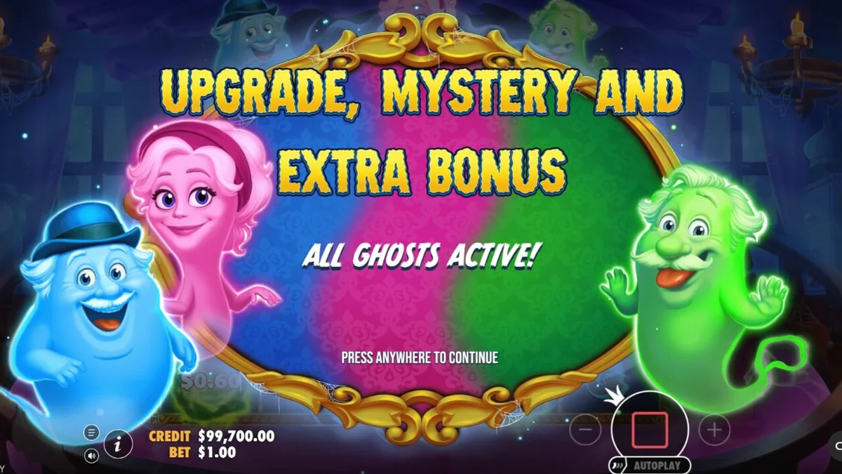 Great Ghosts slot machine display